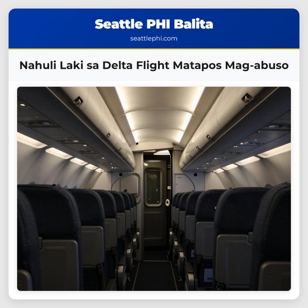 Nahuli Laki sa Delta Flight Matapos Mag-abuso