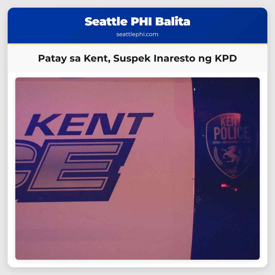 Patay sa Kent Suspek Inaresto ng KPD