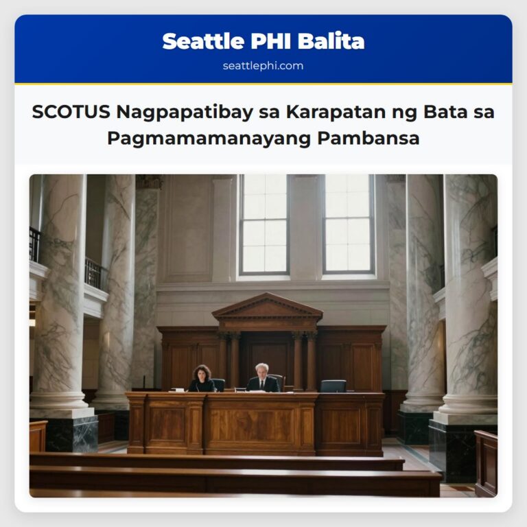 SCOTUS Nagpapatibay sa Karapatan ng Bata sa Pagmamamanayang Pambansa