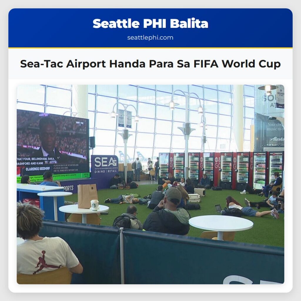 Sea-Tac Airport Handa Para Sa FIFA World Cup