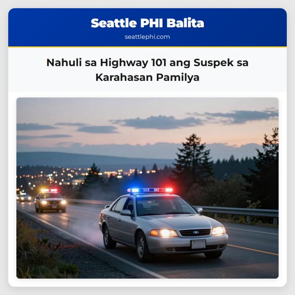 Nahuli sa Highway 101 ang Suspek sa Karahasan