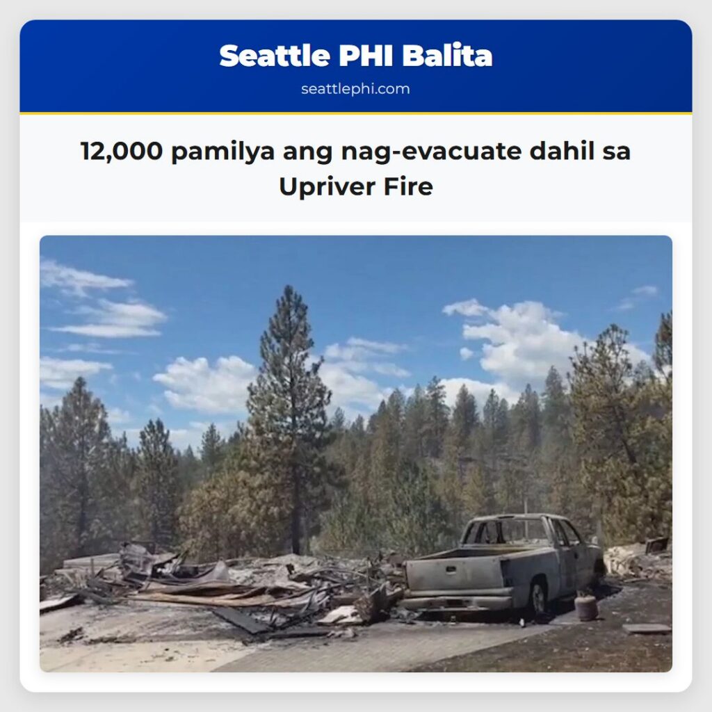 12,000 pamilya ang nag-evacuate dahil sa Upriver