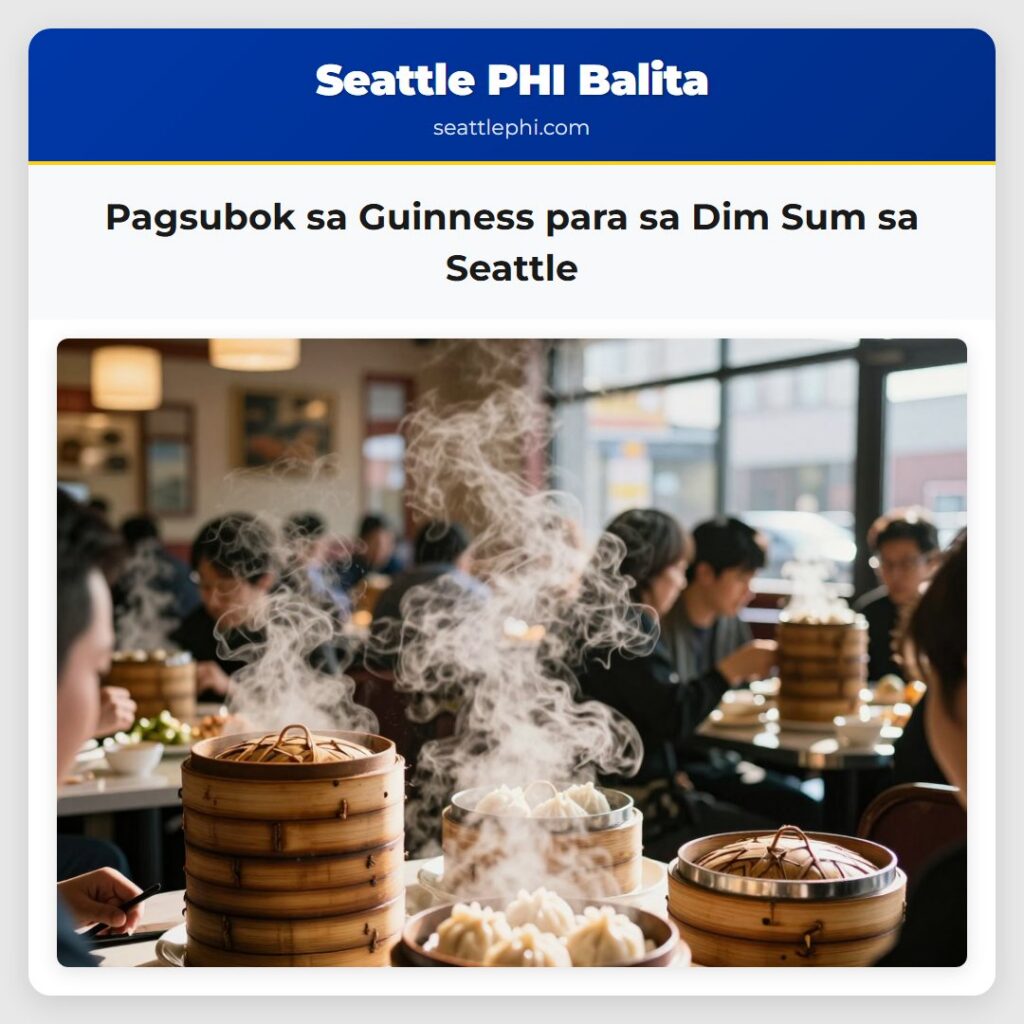 Pagsubok sa Guinness para sa Dim Sum sa Seattle