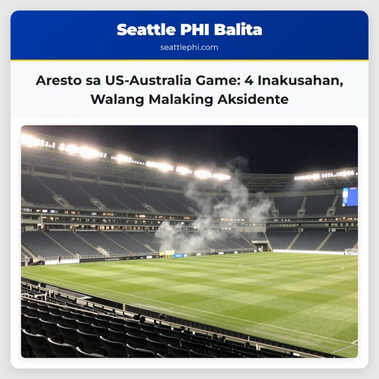 Aresto sa US-Australia Game 4 Inakusahan Walang Malaking Aksidente