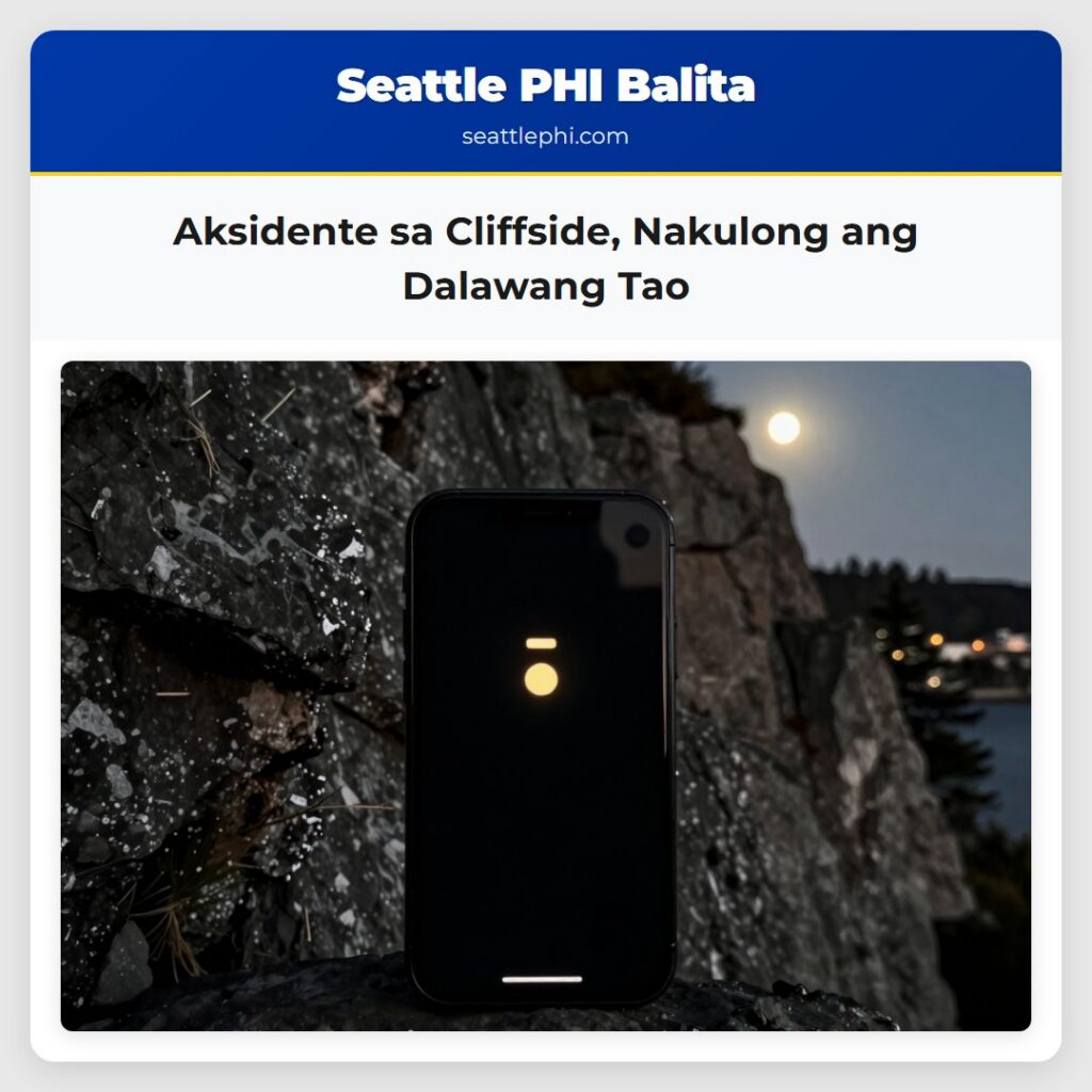 Aksidente sa Cliffside, Nakulong ang Dalawang Tao