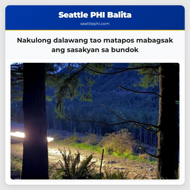 Nakulong dalawang tao matapos mabagsak ang sasakyan sa bundok