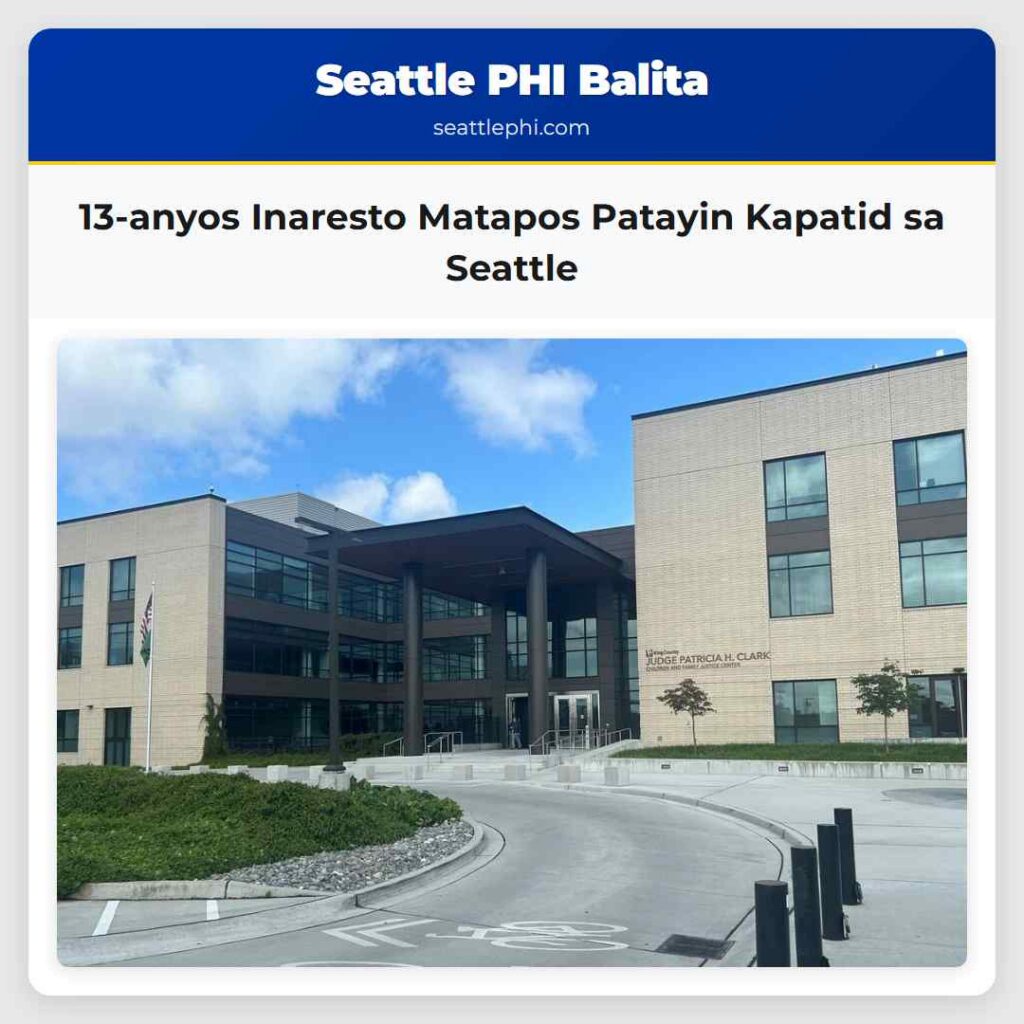 13-anyos Inaresto Matapos Patayin Kapatid sa
