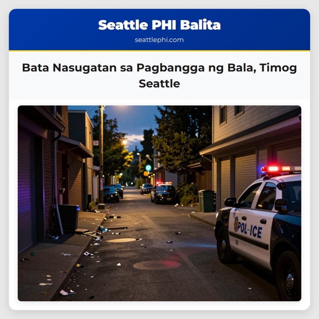 Bata Nasugatan sa Pagbangga ng Bala, Timog Seattle