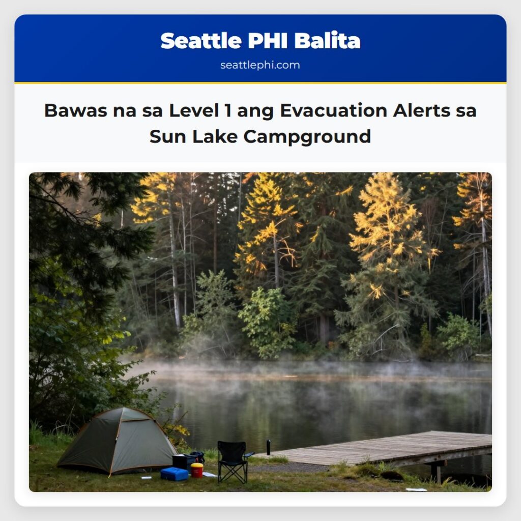 Bawas na sa Level 1 ang Evacuation Alerts sa Sun