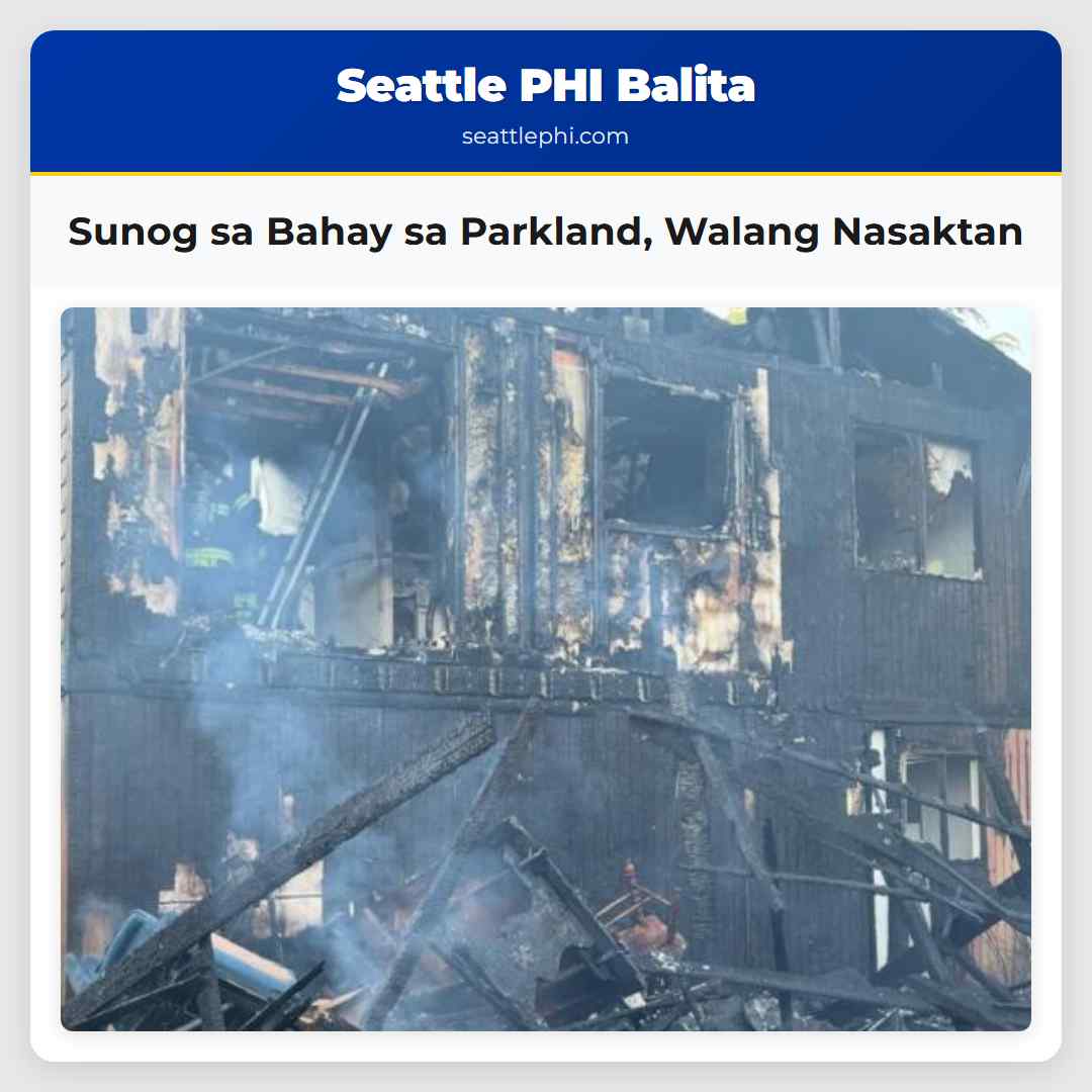 Sunog sa Bahay sa Parkland, Walang Nasaktan