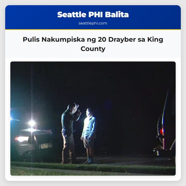 Pulis Nakumpiska ng 20 Drayber sa King County