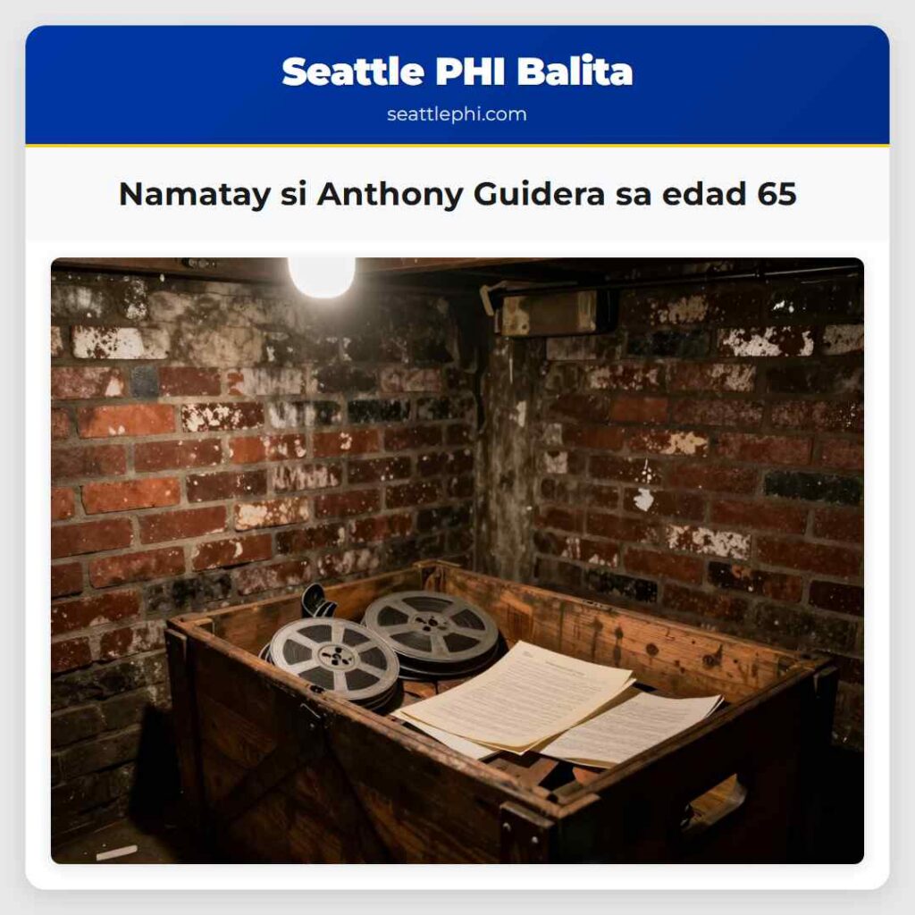 Namatay si Anthony Guidera sa edad 65