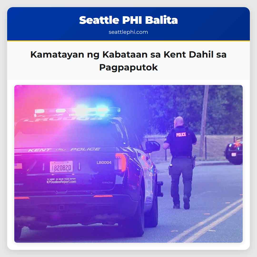 Kamatayan ng Kabataan sa Kent Dahil sa Pagpaputok