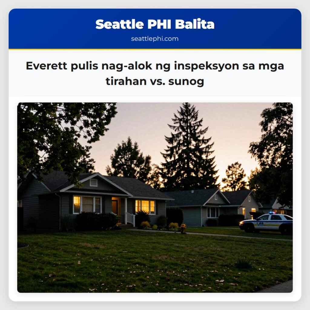 Everett pulis nag-alok ng inspeksyon sa mga
