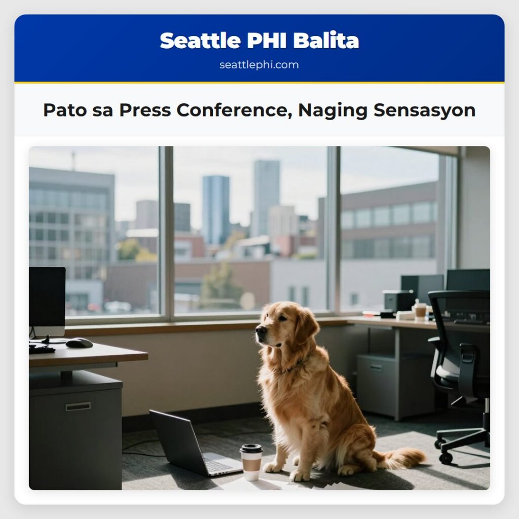 Pato sa Press Conference, Naging Sensasyon
