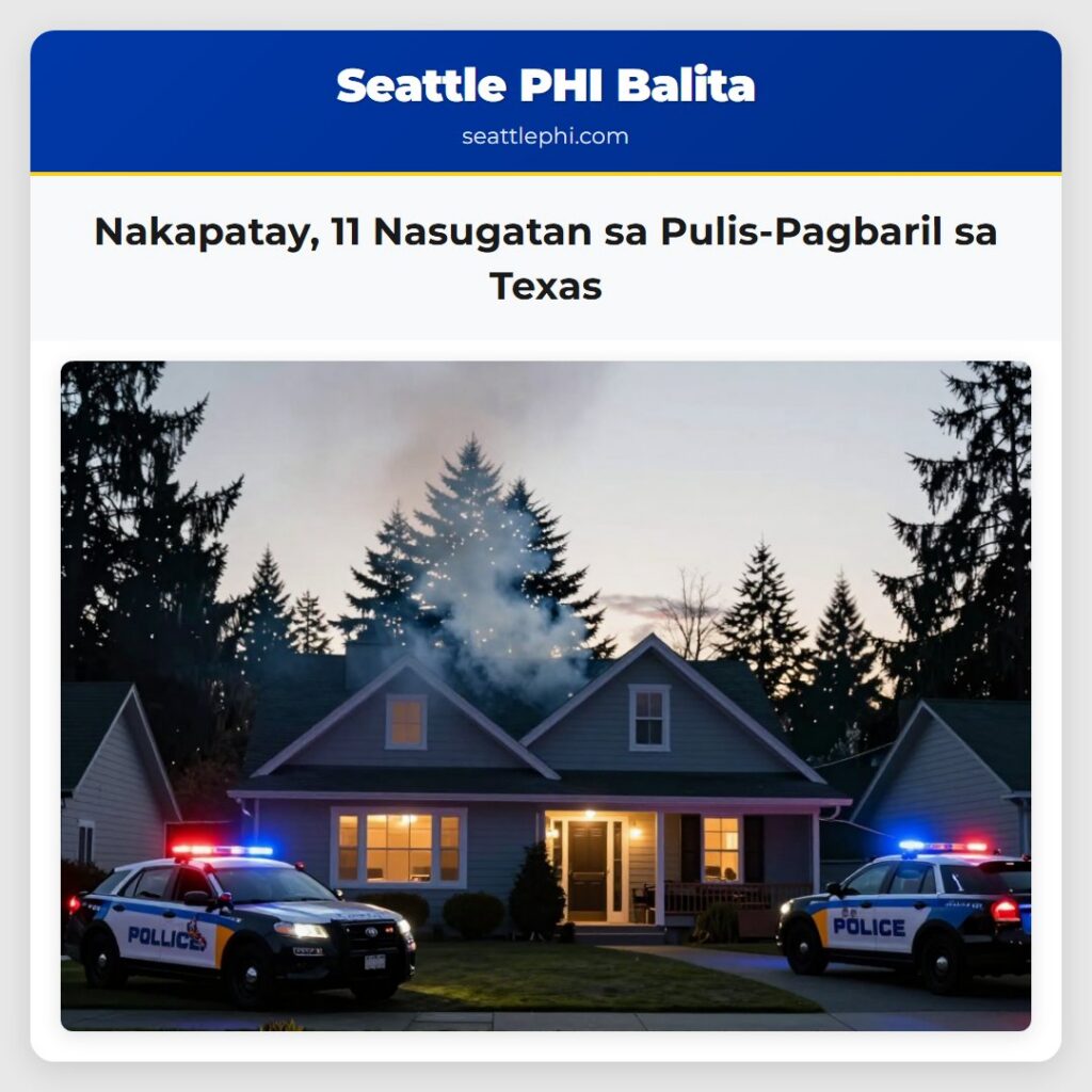 Nakapatay, 11 Nasugatan sa Pulis-Pagbaril sa Texas