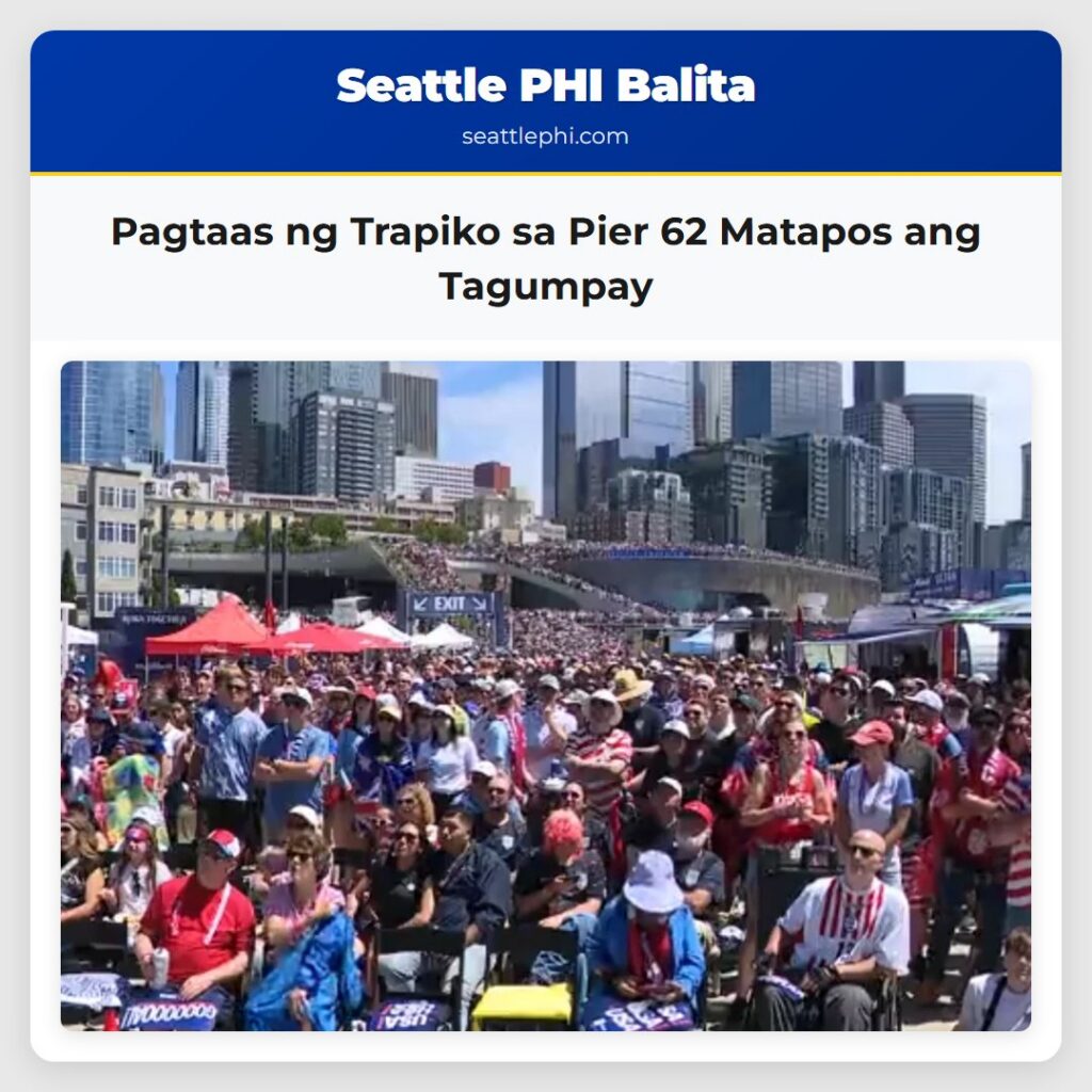 Pagtaas ng Trapiko sa Pier 62 Matapos ang Tagumpay