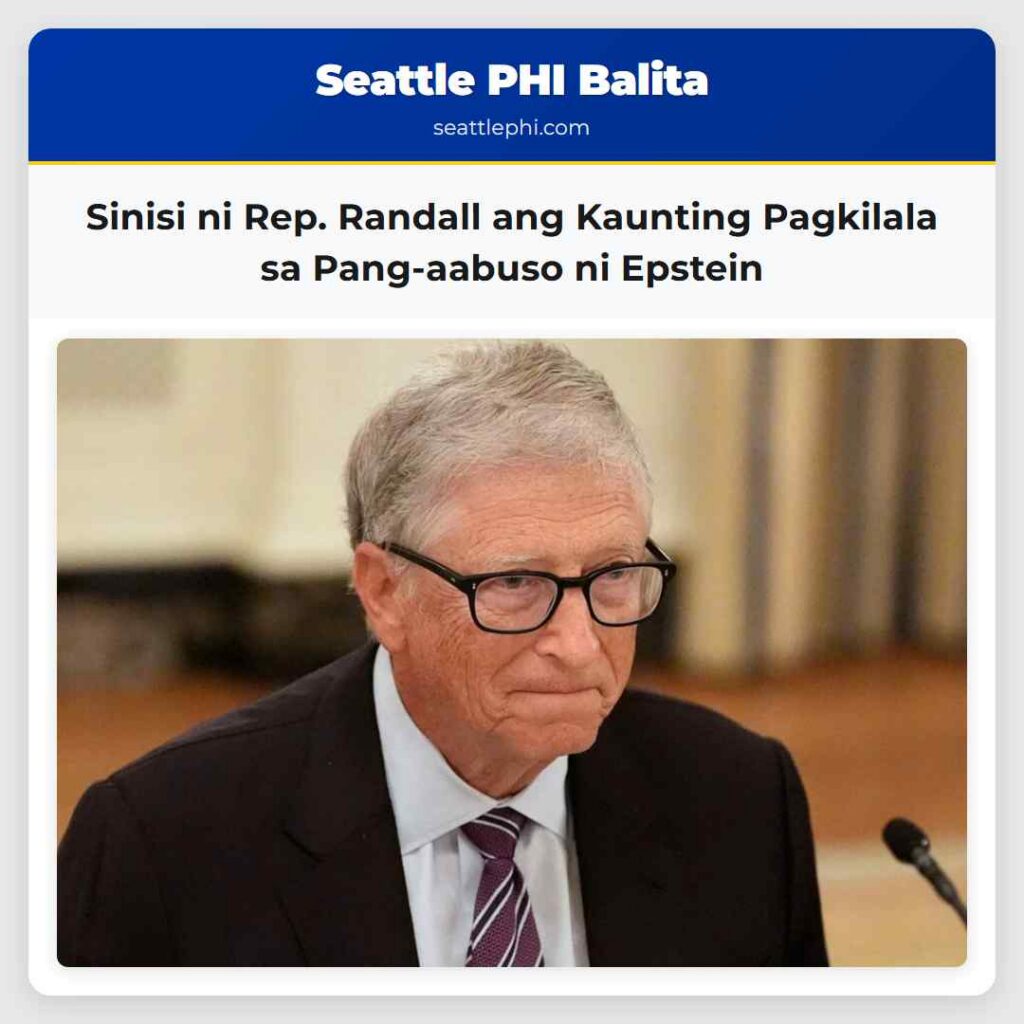 Sinisi ni Rep. Randall ang Kaunting Pagkilala sa