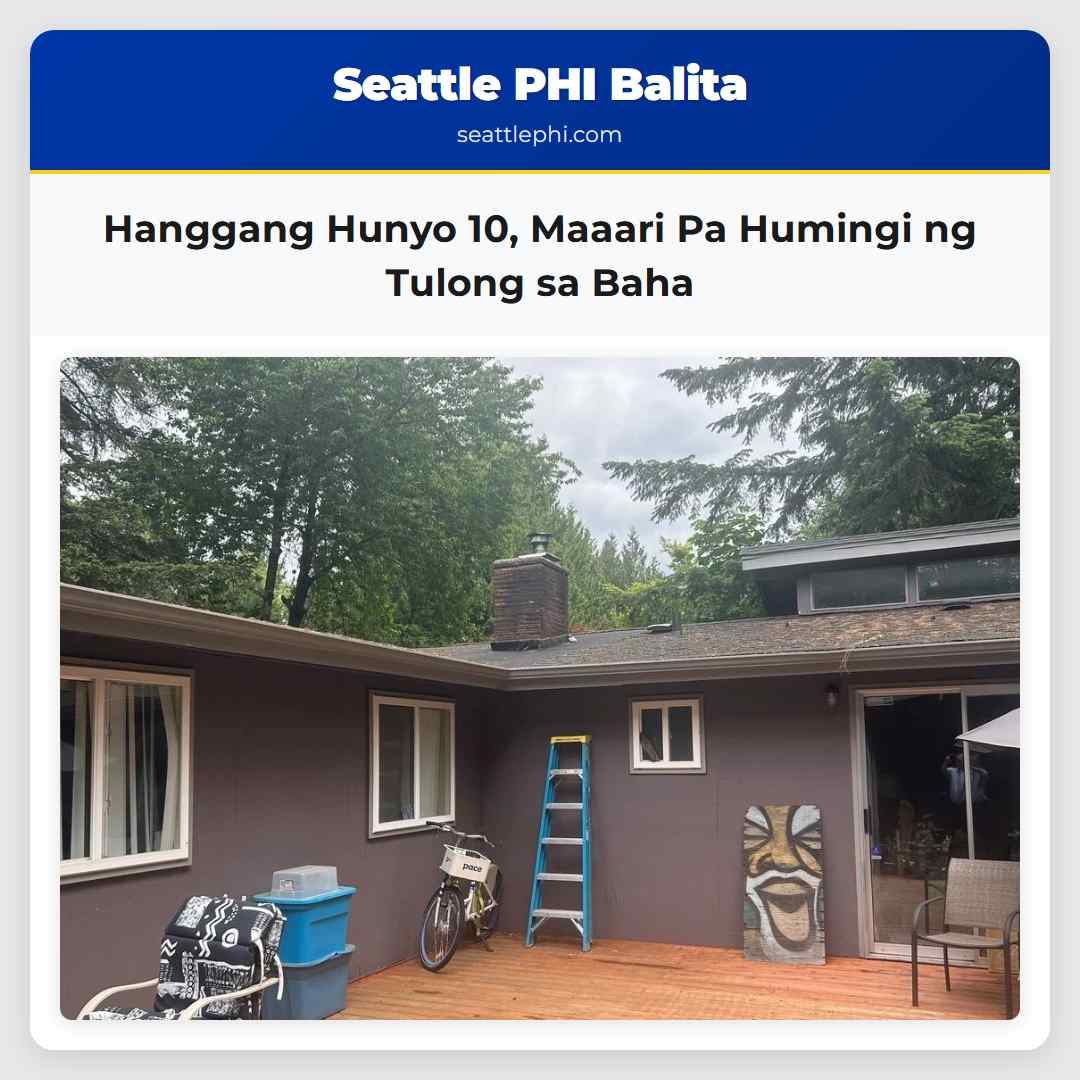Hanggang Hunyo 10 Maaari Pa Humingi ng Tulong sa Baha