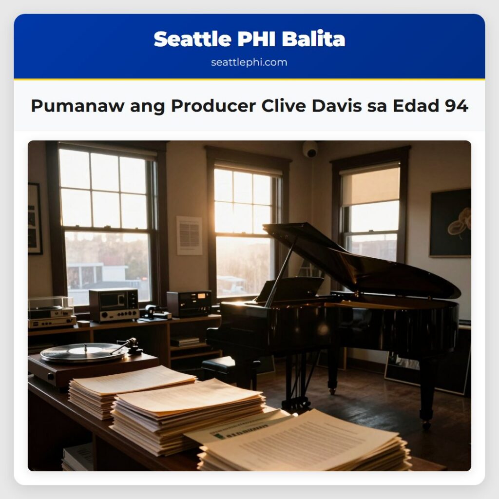 Pumanaw ang Producer Clive Davis sa Edad 94