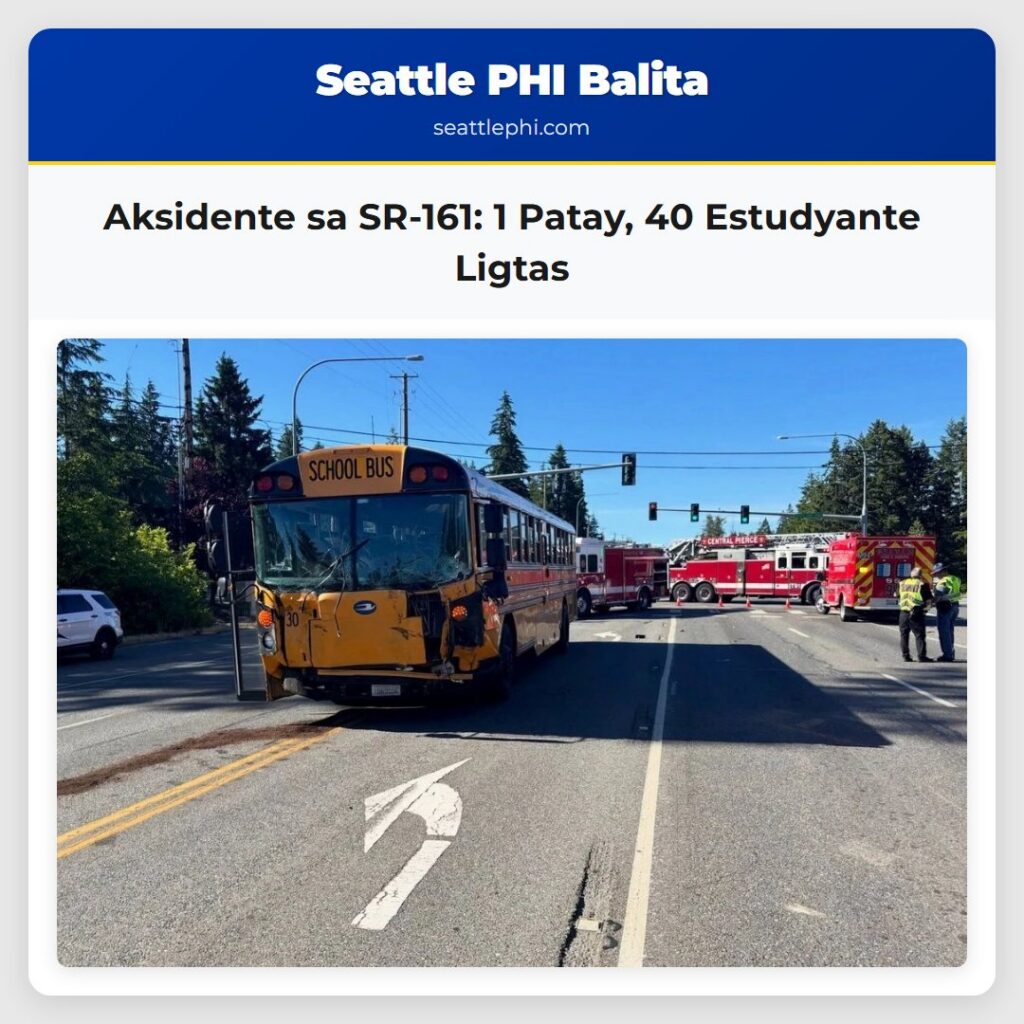 Aksidente sa SR-161: 1 Patay, 40 Estudyante Ligtas