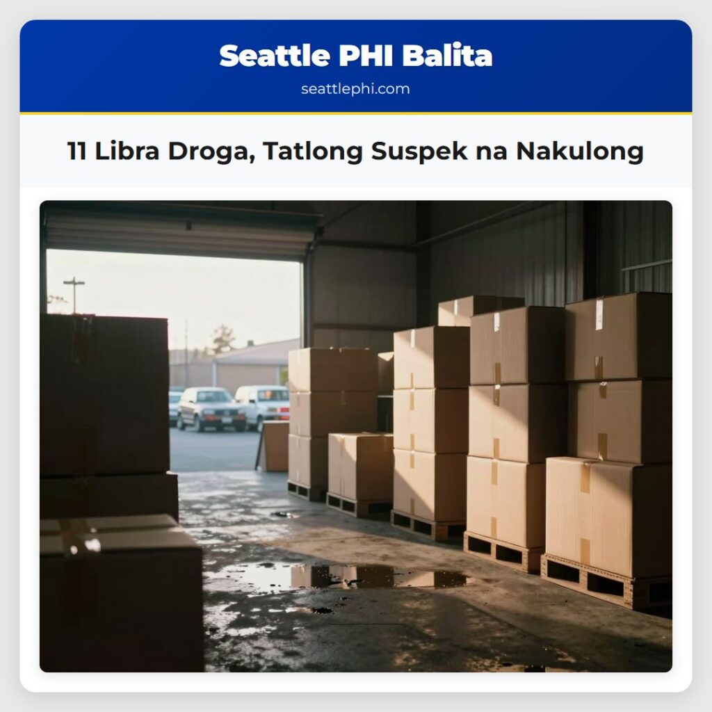 11 Libra Droga, Tatlong Suspek na Nakulong