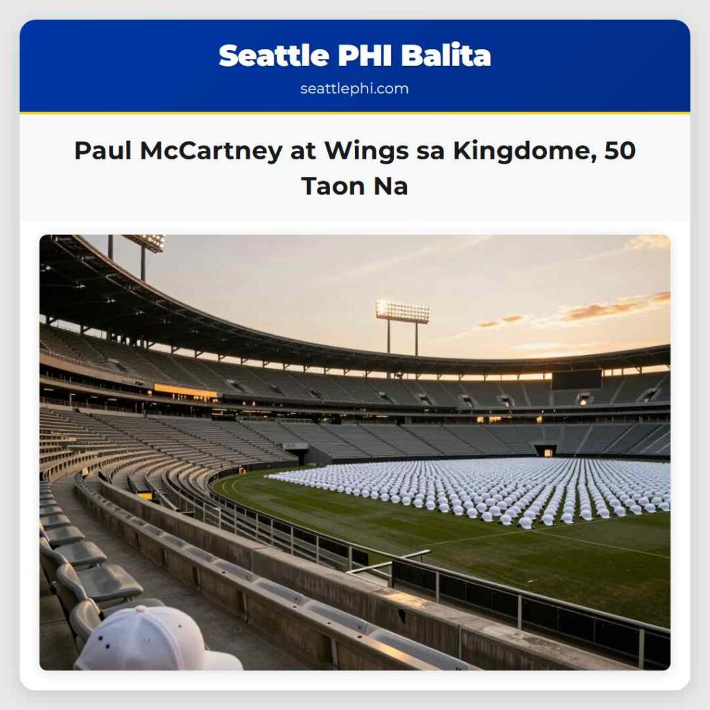 Paul McCartney at Wings sa Kingdome, 50 Taon Na