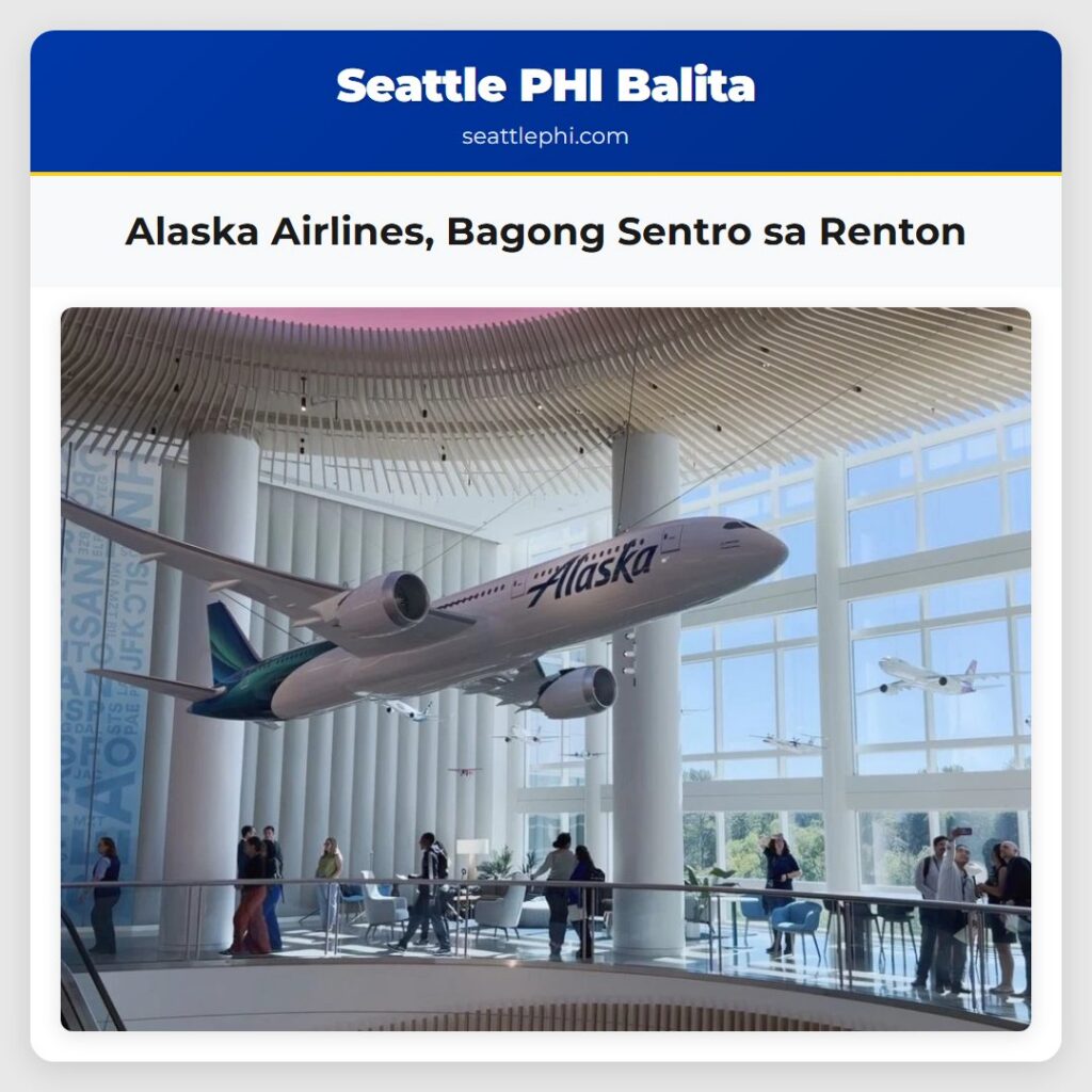 Alaska Airlines, Bagong Sentro sa Renton