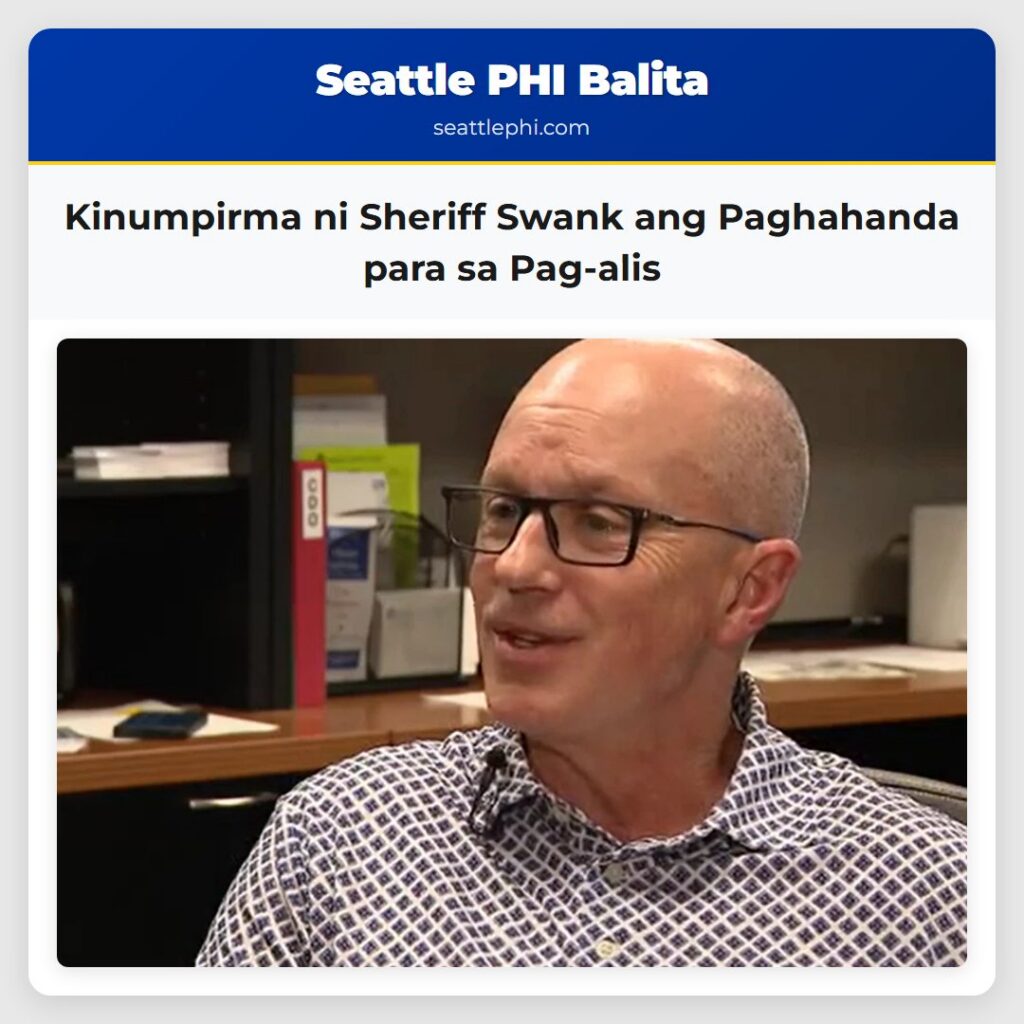 Kinumpirma ni Sheriff Swank ang Paghahanda para