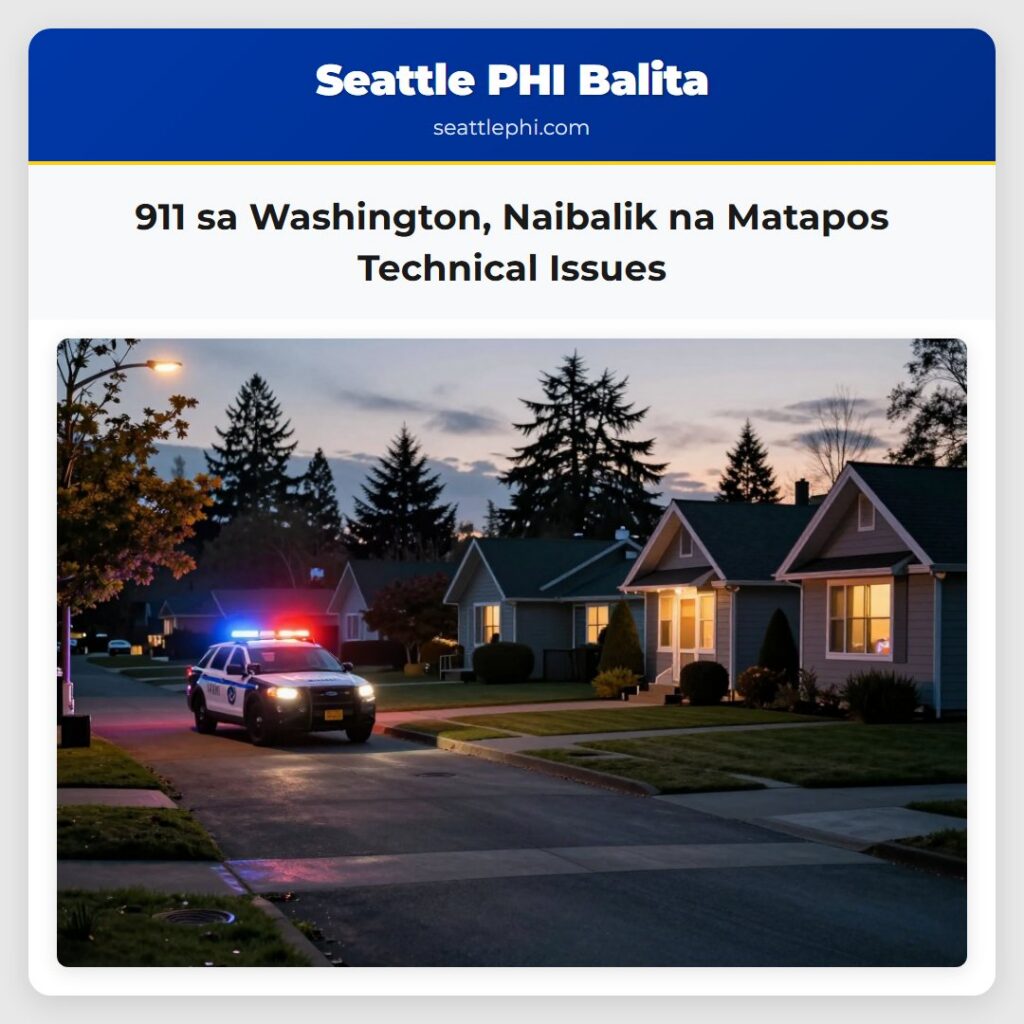 911 sa Washington, Naibalik na Matapos Technical