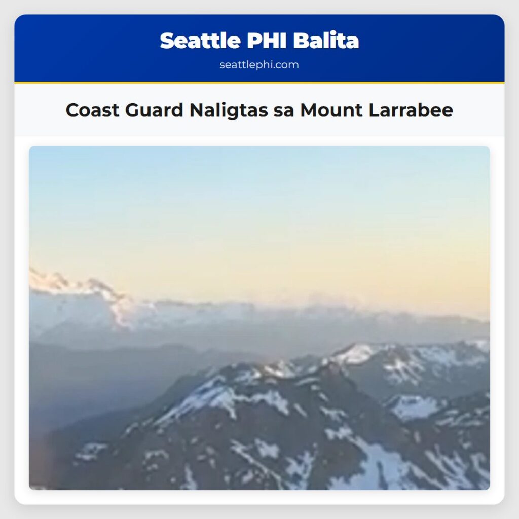Coast Guard Naligtas sa Mount Larrabee