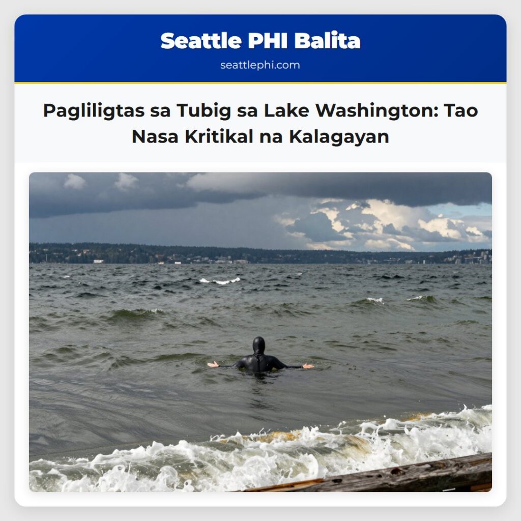 Pagliligtas sa Tubig sa Lake Washington: Tao Nasa