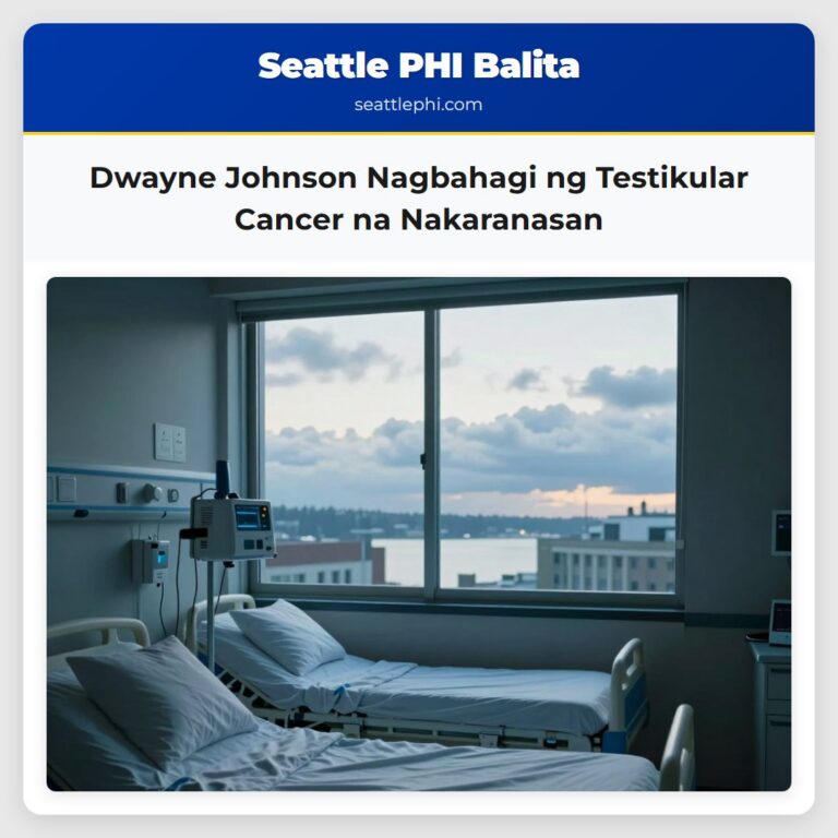 Dwayne Johnson Nagbahagi ng Testikular Cancer na Nakaranasan