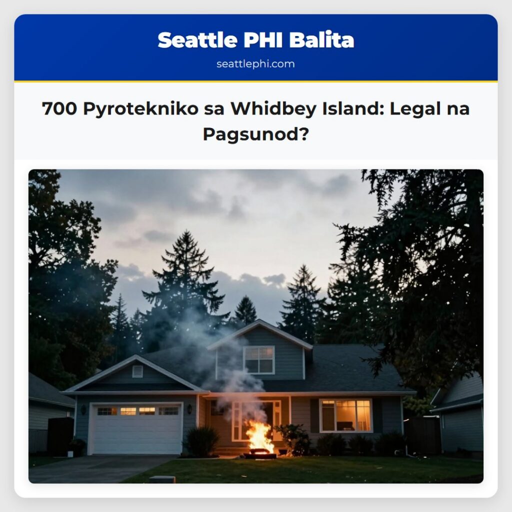 700 Pyrotekniko sa Whidbey Island: Legal na
