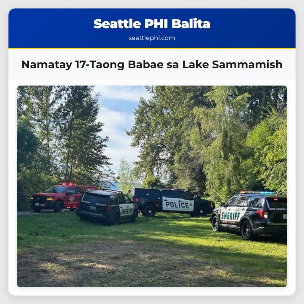 Namatay 17-Taong Babae sa Lake Sammamish