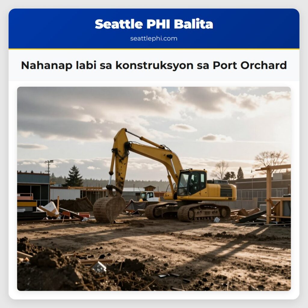 Nahanap labi sa konstruksyon sa Port Orchard