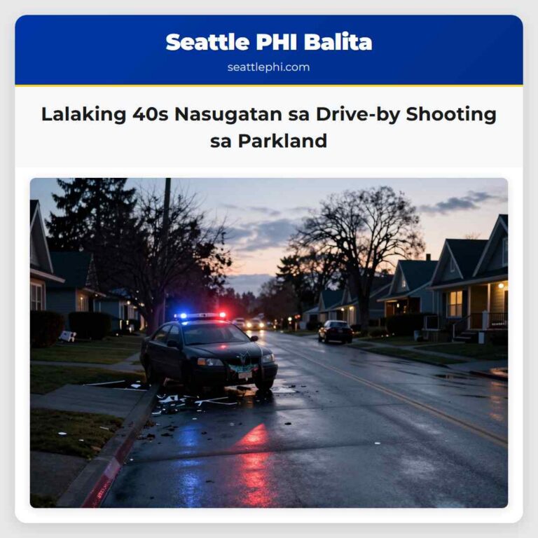 Lalaking 40s Nasugatan sa Drive-by Shooting sa Parkland