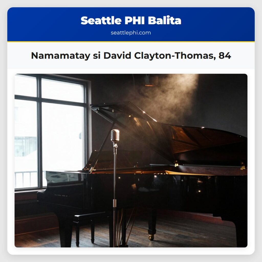 Namamatay si David Clayton-Thomas, 84