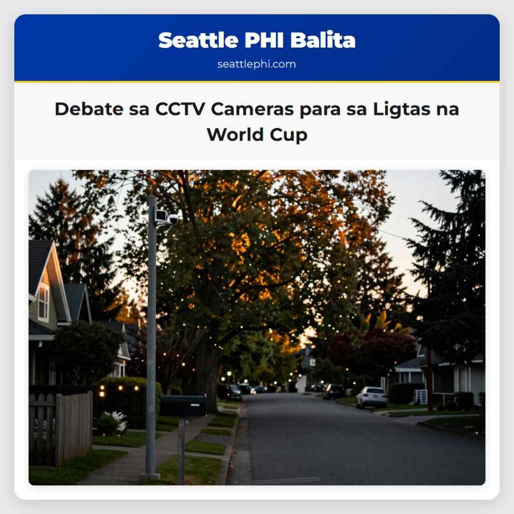 Debate sa CCTV Cameras para sa Ligtas na World Cup