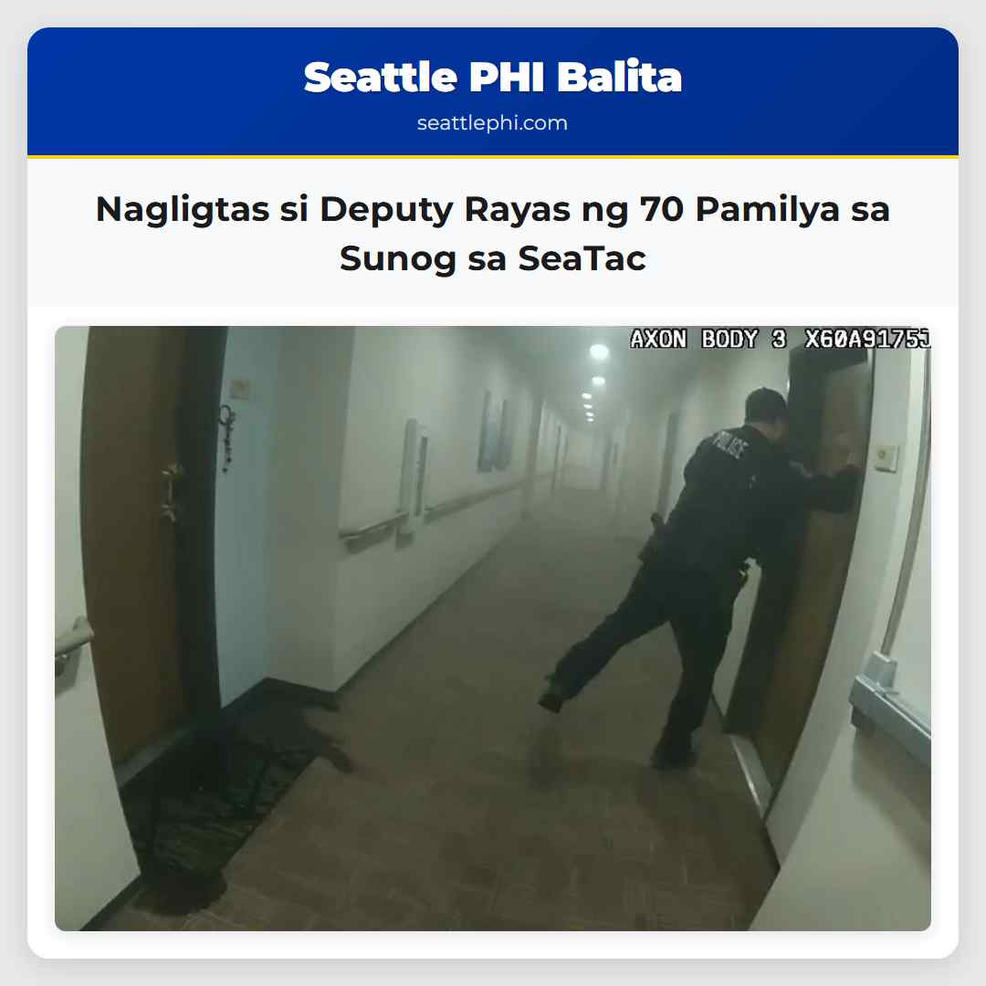 Nagligtas si Deputy Rayas ng 70 Pamilya sa Sunog