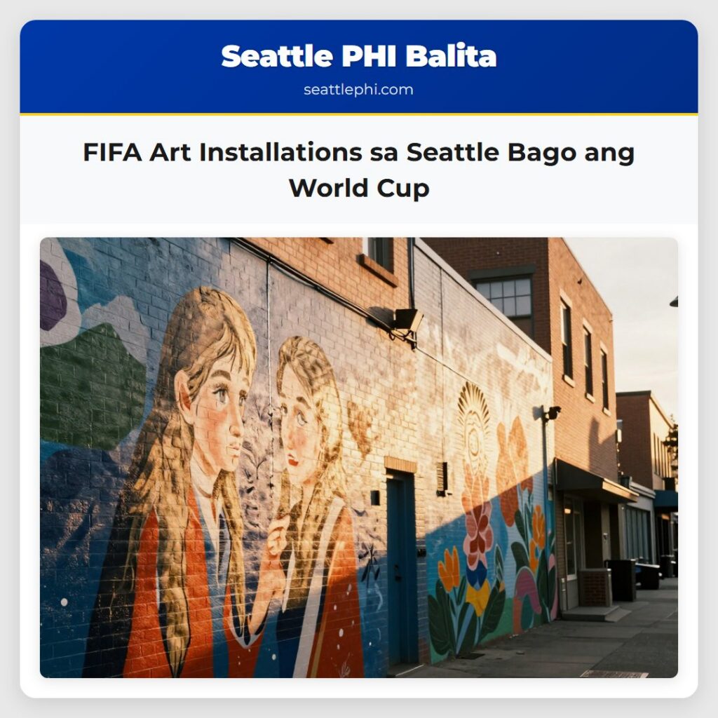 FIFA Art Installations sa Seattle Bago ang World