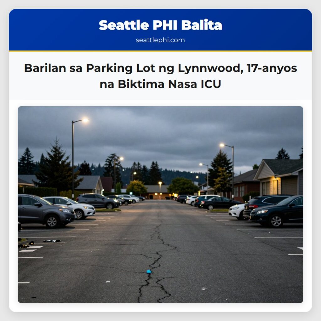 Barilan sa Parking Lot ng Lynnwood, 17-anyos na