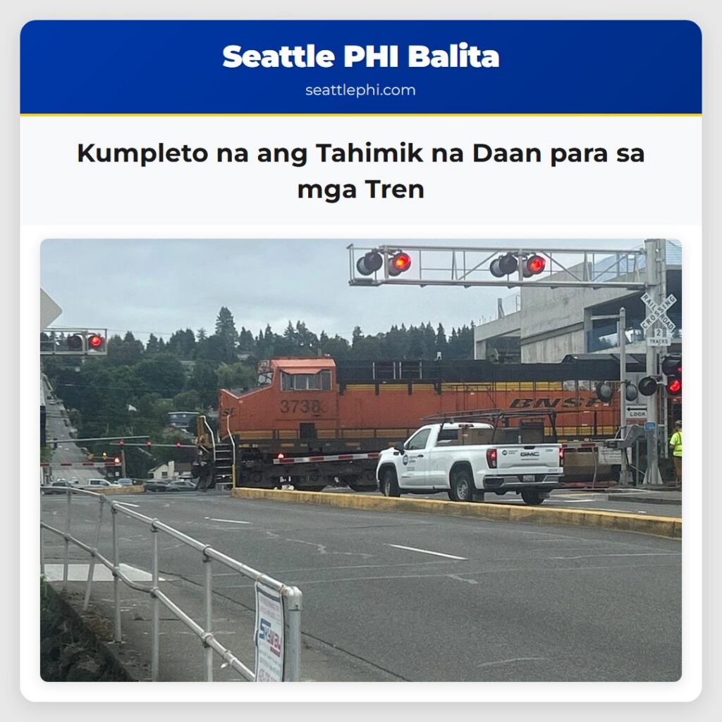 Kumpleto na ang Tahimik na Daan para sa mga Tren