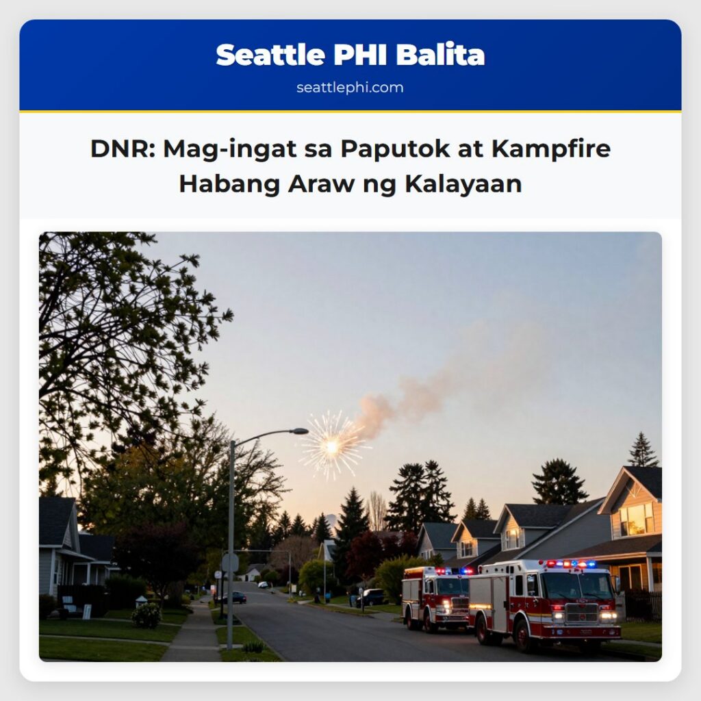 DNR: Mag-ingat sa Paputok at Kampfire Habang Araw