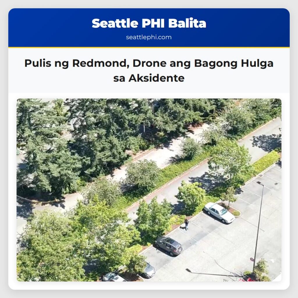 Pulis ng Redmond, Drone ang Bagong Hulga sa