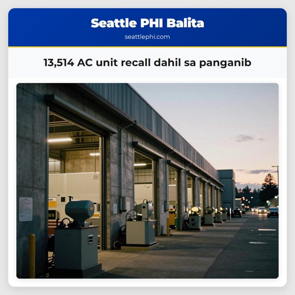 13,514 AC unit recall dahil sa panganib