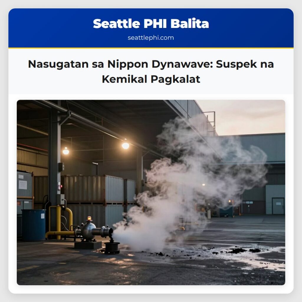 Nasugatan sa Nippon Dynawave: Suspek na Kemikal