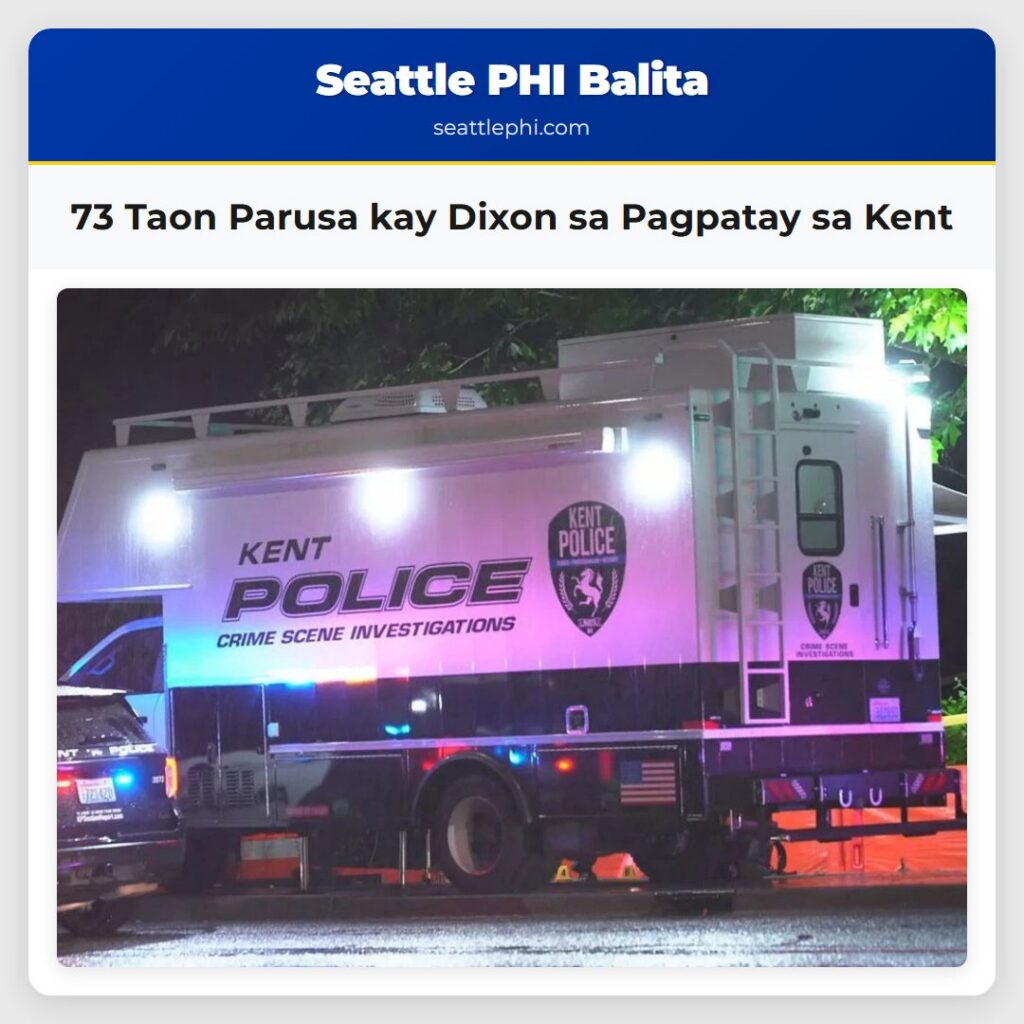 73 Taon Parusa kay Dixon sa Pagpatay sa Kent
