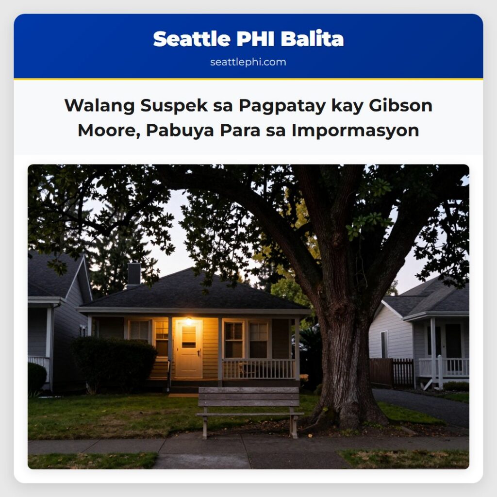 Walang Suspek sa Pagpatay kay Gibson Moore,