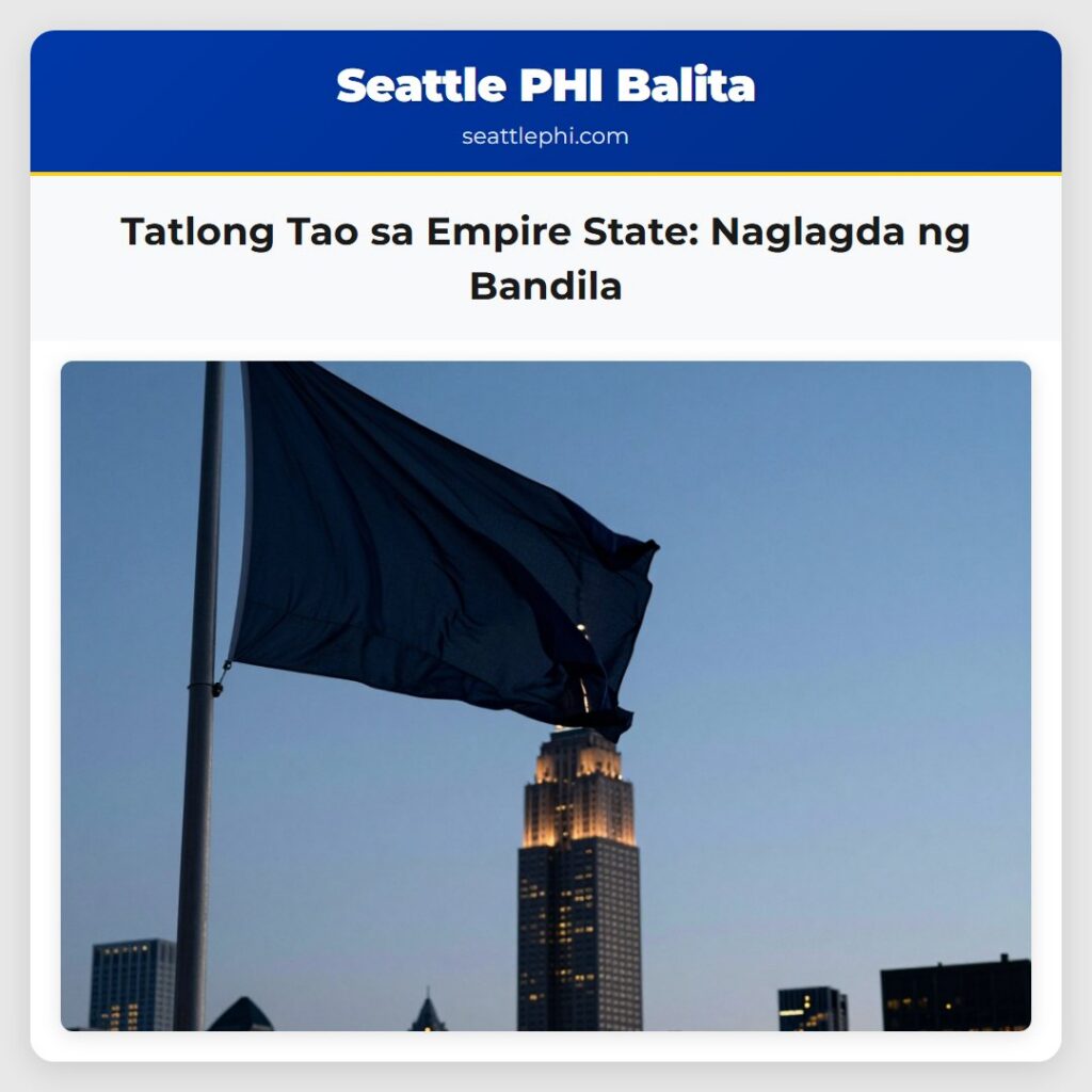 Tatlong Tao sa Empire State: Naglagda ng Bandila